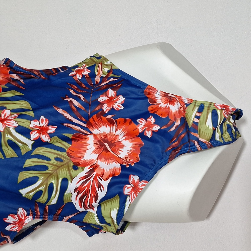 AgoKud Tropical Floral One-Piece Swimsuit - Picture 3 of 10